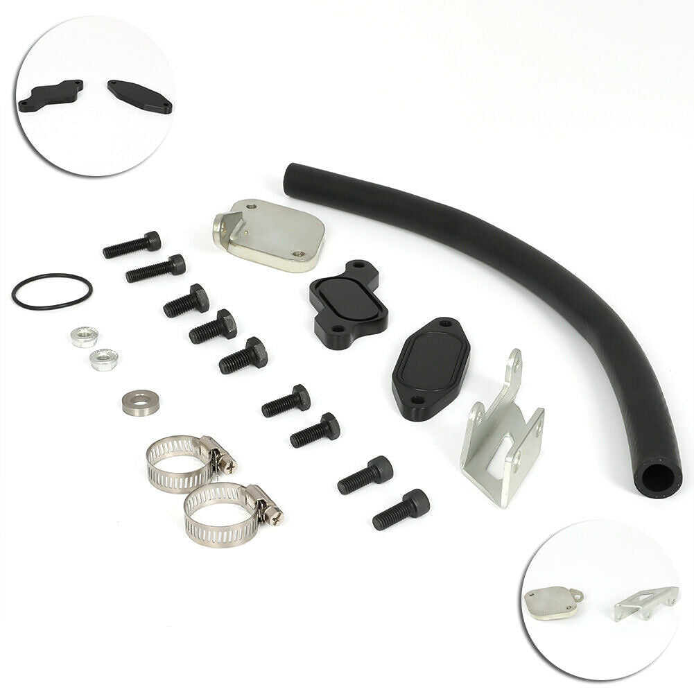 EGR Valve Cooler Delete Kit for Chevy Silverado Serra 2500 3500 HD GMC 6.6L Duramax LBZ 2006 2007