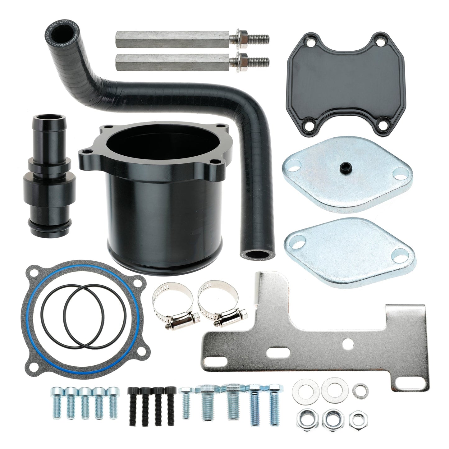 EGR Delete Cooler Throttle Valve Delete Kit 6.7 Cummins for 2010-2014 Dodge RAM 2500 3500 6.7L Cummins Diesel