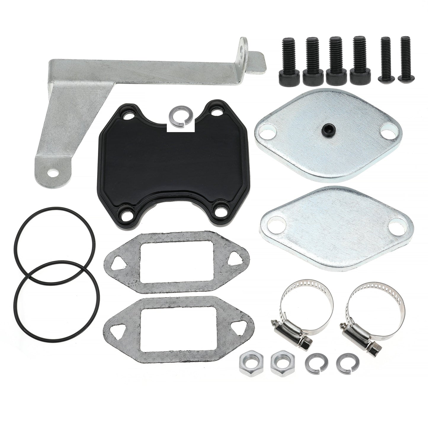 EGR Delete Kit Valve Cooler for 2007.5-2009 Dodge RAM 2500 3500 4500 5500 6.7 Cummins Diesel