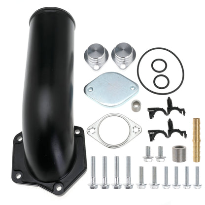 4 Inch Cat DPF Delete Pipe EGR Delete Kit for 6.4L Powerstroke Ford F250 F350 F350 F450 F550 2008 - 2010