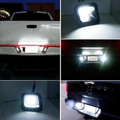 LED License Plate Light for 2003-2018 Dodge RAM 1500 2500 3500 Pickup Truck, 6000K Diamond White, Tag Lamp Assembly 1pair