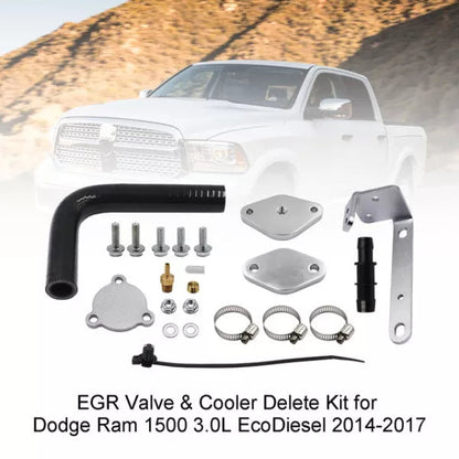 EGR Valve Cooler Delete Kit for 3.0L EcoDisesel Dodge Ram 1500 2014-2017