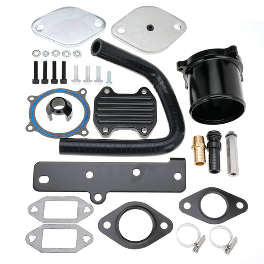 EGR Delete Cooler Throttle Valve Delete Kit 6.7 Cummins for 2013-2019 Dodge RAM 2500 3500 6.7L Cummins Diesel