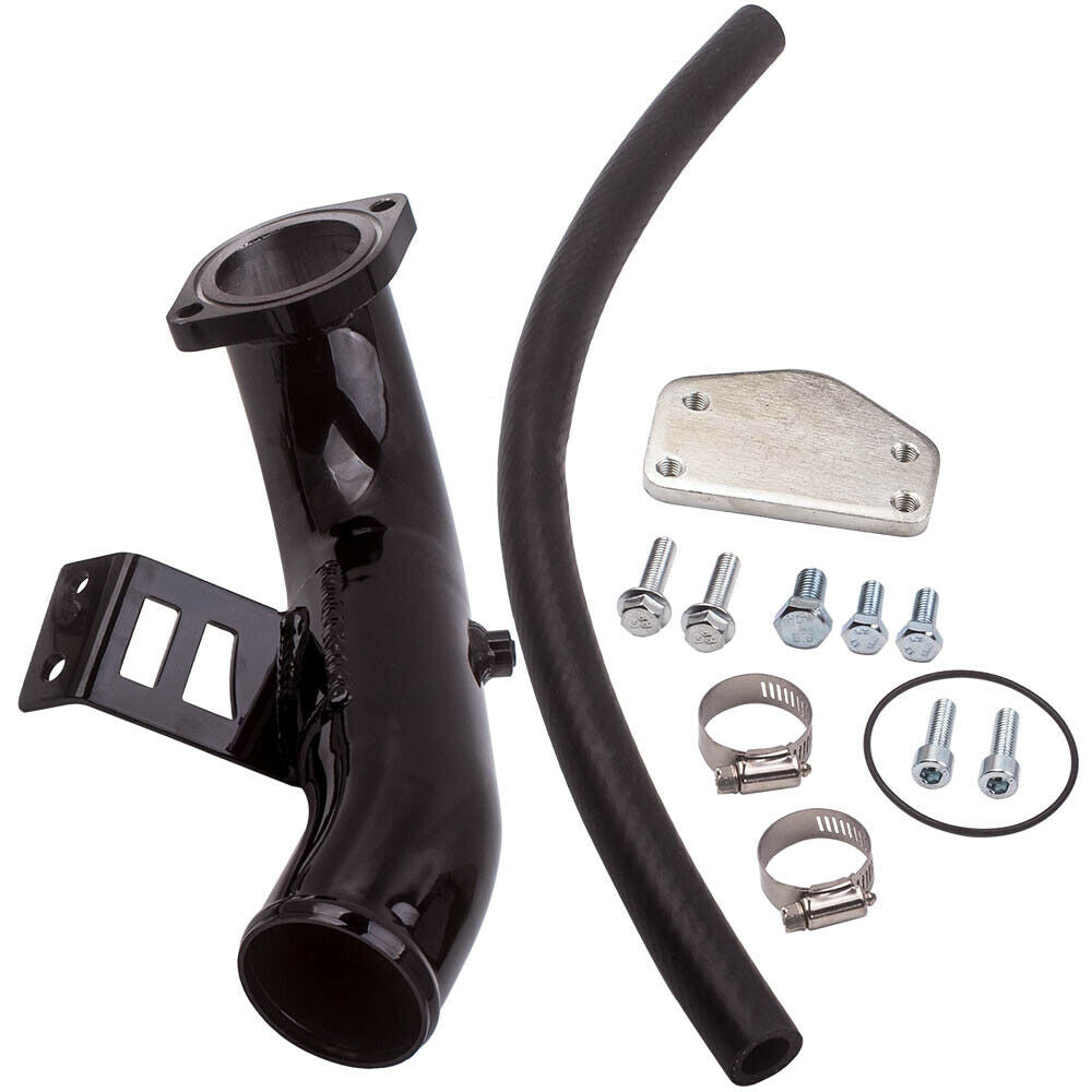 EGR Delete Kit High Flow Intake Elbow Tube Kit for 6.6L Duramax Chevy GMC Sierra 2500 3500 2004-2005