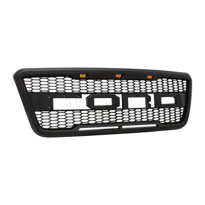 Front Bumper Grill Grille Raptor Matte Black For 2004-2008 Ford F150 F-150